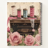 Nähen Journal Spiral Notebook Notizblock (Rückseite)