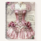 Nähen Journal Spiral Notebook Notizblock (Vorderseite)