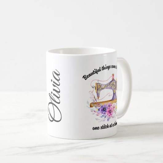 Nähen Kaffeetasse (VorderseiteRechts)