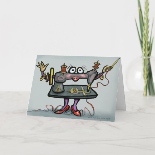 Nähen Karte (Vorderseite)