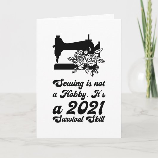 Nähen - karte (Vorderseite)