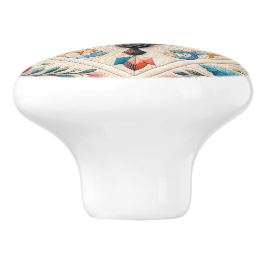 Nähen Keramikknauf (Seitenansicht)