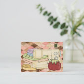 Nähen/Krebskarte Visitenkarte (Stehend Vorderseite)