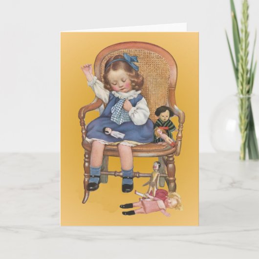 Nähen lernen karte (Vorderseite)