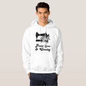 Nähen - Liebe und Nähen Hoodie (Vorne ganz)