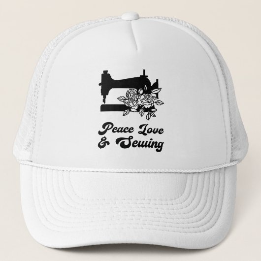 Nähen - Liebe und Nähen Truckerkappe (Vorderseite)