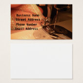 Nähen mit Sorgfalt Visitenkarte (Vorne & Hinten)