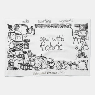 Nähen mit Stoff Thread Küchentuch