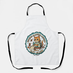 Nähen Mode Design Katze Katzenliebhaber-Geschenk - Schürze