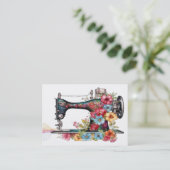 Nähen/Mode/Nahkampf Visitenkarte (Stehend Vorderseite)