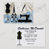 Nähen / Mode / Seamstress - SRF Visitenkarte (Vorne/Hinten)