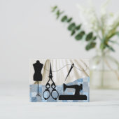 Nähen / Mode / Seamstress - SRF Visitenkarte (Stehend Vorderseite)