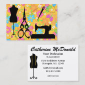 Nähen / Mode / Seamstress - SRF Visitenkarte (Vorne/Hinten)