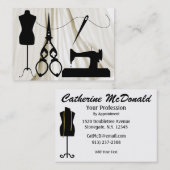 Nähen / Mode / Seamstress - SRF Visitenkarte (Vorne/Hinten)