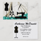 Nähen / Mode / Seamstress - SRF Visitenkarte (Vorne/Hinten)