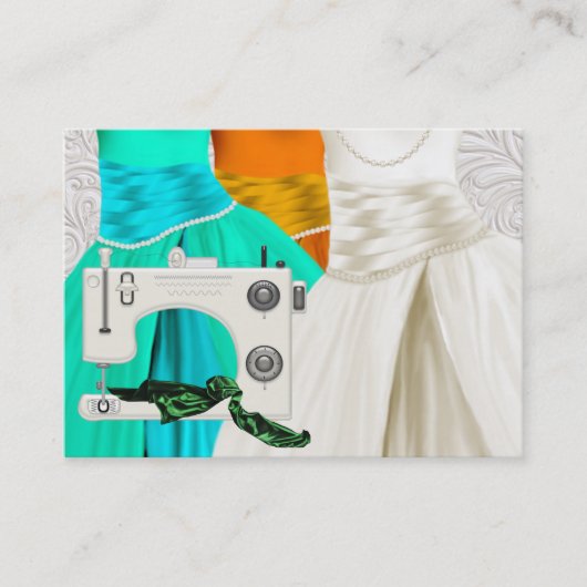 Nähen/Mode/Seamstress Visitenkarte (Vorderseite)