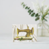 Nähen/Mode/Seamstress Visitenkarte (Stehend Vorderseite)