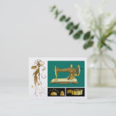 Nähen/Mode/Seamstress Visitenkarte (Stehend Vorderseite)