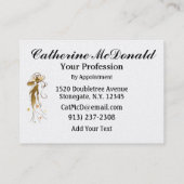 Nähen/Mode/Seamstress Visitenkarte (Rückseite)