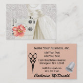 Nähen/Mode/Seamstress Visitenkarte (Vorne/Hinten)