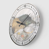 Nähen - Nadelspitze Große Wanduhr (Winkel)