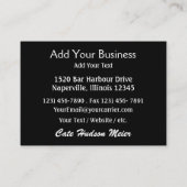 Nähen/Nähen/Mode - SRF Visitenkarte (Rückseite)