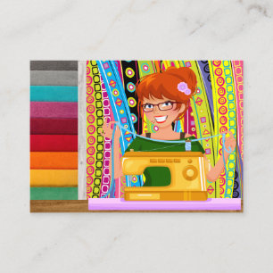 Nähen/Nähen/Nähen/Mode Visitenkarte