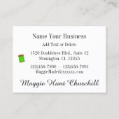 Nähen/Nähen/Nähen/Mode Visitenkarte (Rückseite)