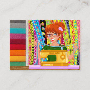 Nähen/Nähen/Nähen/Mode Visitenkarte