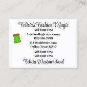 Nähen/Nähen Visitenkarte (Rückseite)