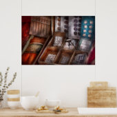 Nähen - Neue Knöpfe zum Verkauf Poster (Küche)