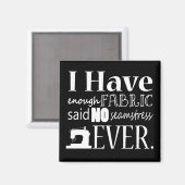 Nähen ・ Nicht genug Gewebe ・ Handwerk Magnet (Vorderseite/Rückseite)