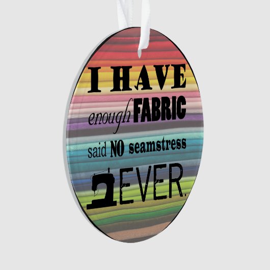 Nähen nicht genug Stoff ・ Handwerk Ornament (Vorderseite)