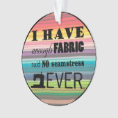 Nähen nicht genug Stoff ・ Handwerk Ornament (Vorderseite)