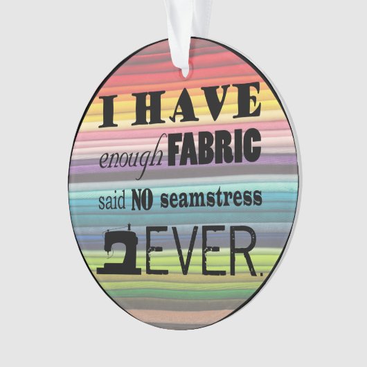 Nähen nicht genug Stoff ・ Handwerk Ornament (Vorderseite)