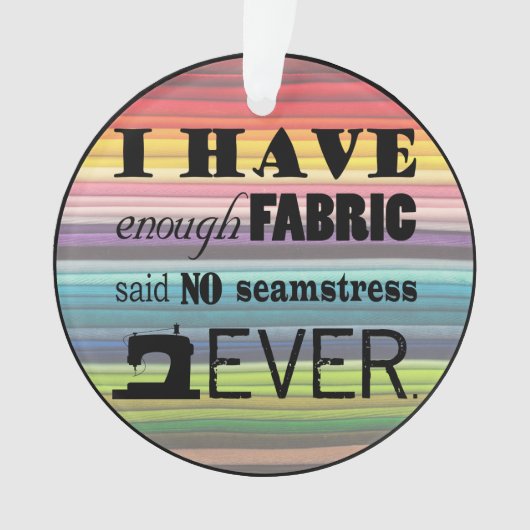 Nähen nicht genug Stoff ・ Handwerk Ornament (Vorderseite)