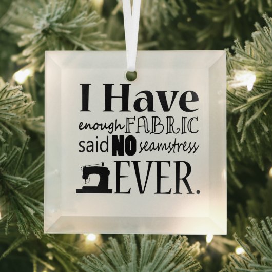 Nähen nicht genug Stoff ・ Handwerk Ornament Aus Glas (Insitu)