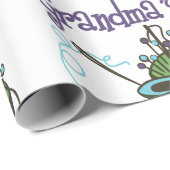 Nähen Oma Geschenkpapier (Rolleneckpunkt)