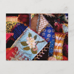 Nähen - Patchwork - Omas Quilt Postkarte