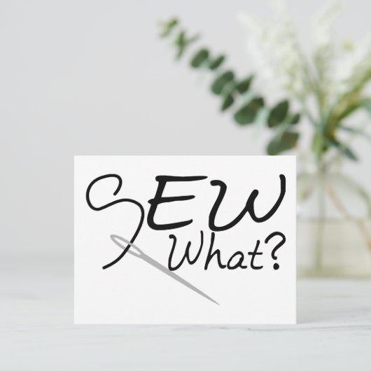 Nähen Postkarte (Stehend Vorderseite)