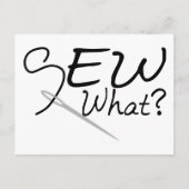 Nähen Postkarte (Vorderseite)