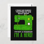 Nähen Postkarte (Vorne/Hinten)