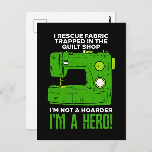 Nähen Postkarte (Vorne/Hinten)