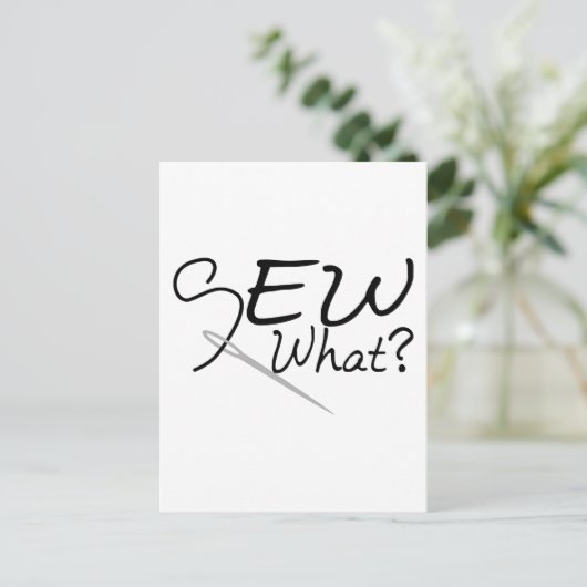 Nähen Postkarte (Stehend Vorderseite)