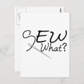 Nähen Postkarte (Vorne/Hinten)