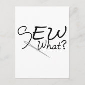 Nähen Postkarte (Vorderseite)