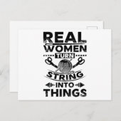 Nähen Postkarte (Vorne/Hinten)