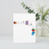 Nähen Postkarte (Stehend Vorderseite)