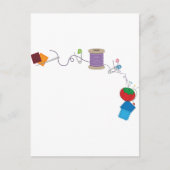 Nähen Postkarte (Vorderseite)