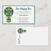 Nähen/Quilfen Visitenkarte (Vorne/Hinten)